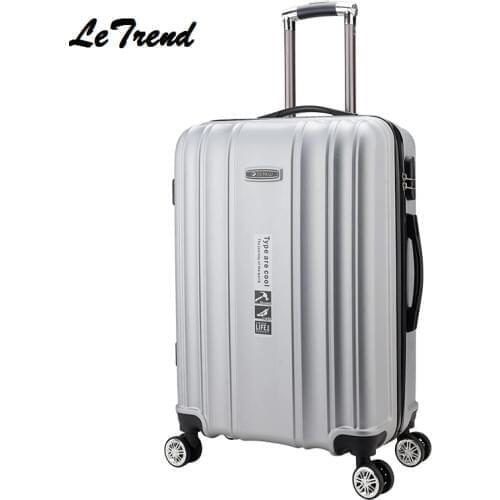 New!Fashion 20"24 Inches Trolley Case ABS Students Travel Waterproof Luggage Rolling Suitcase Extension Boarding Box