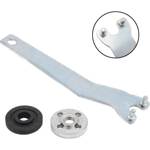 Practical Angle Grinder Wrench For Grinder With Lock Nut Multi-functional Flange Spanner Nuts Set for Replacing Discs 150 x 35mm