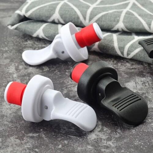 Barware Kitchen Tools Press Beer Wine Stopper Vacuum Sealed Plug Wine Bottle Stopper Wine Saver Caps Wine Bottle Stopper