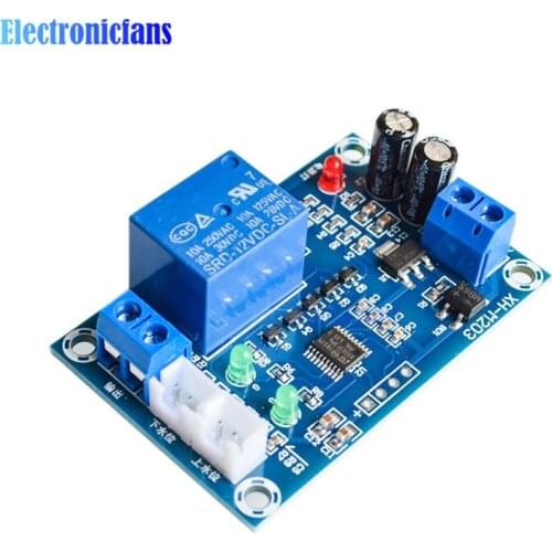 AC/DC 12V Relay Sensors Module Full Automatic Water Level Controller Pump Switch Module Water Level Switch XH-M203