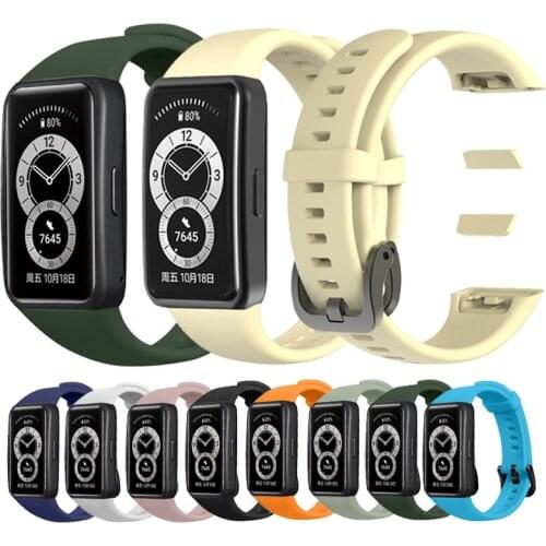 Honor Band 6 Strap Silicone Watchband For Huawei Honor Band 6 Women Men Bracelet Fitness Loop Smart Watch Wrist Strap