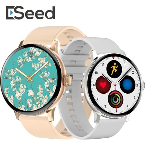 ESEED DT88 smart watch women ip68 waterproof 1.22 inch screen Heart rate blood pressure for android ios samsung huawei watch