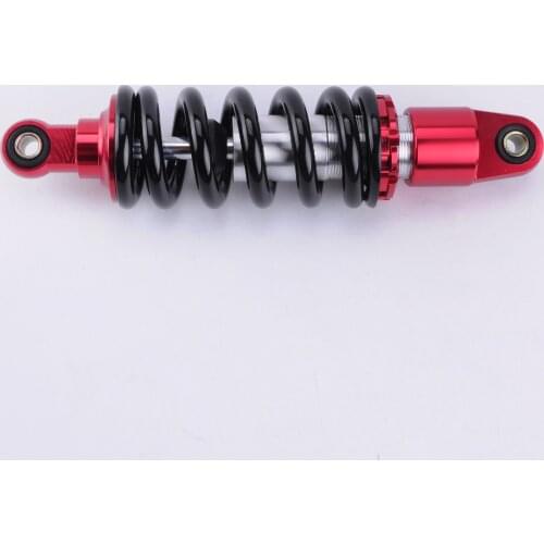 Wotefusi Black Red Motorcycles New One Piece 260mm Round Ends Shock Absorber Replacement Universal [PA368]