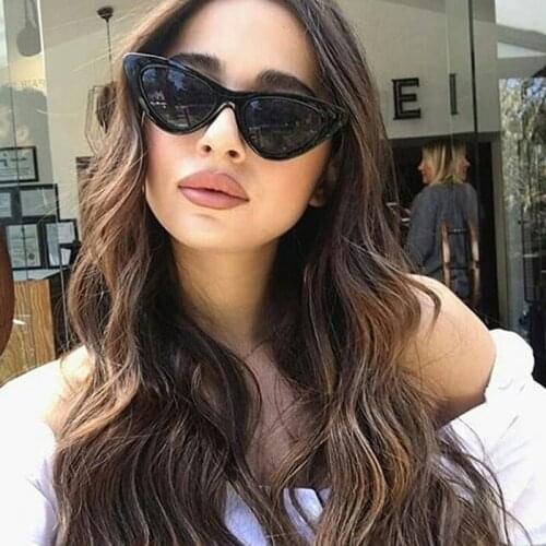 Vintage Cat Eye Sunglasses Women Sexy Retro Small Cateye Sun Glasses Brand Designer Colorful Eyewear For Female Oculos De Sol