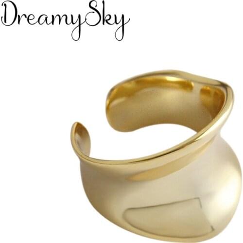 Vintage Smooth Chains Rings For Women Charming Ring Bohemian Wedding Fashion Jewelry Party Gifts