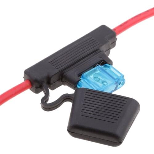 1 Set Waterproof Car Boat 18 Gauge In-Line Fuse Holder and 60A MAXI Blade Fuse