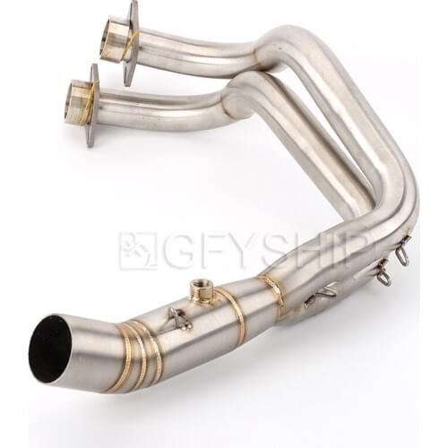 XSR 700 Motorcycle For Yamaha TRACER 700 /GT XSR700 XSR 700 Escape Slip-on Motorcycle Exhaust Muffler Front And Middle Link Pipe