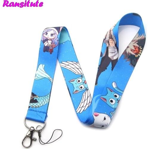 Ransitute R335 Cartoon Cute Lanyard Neck Strap For Keys ID Card Mobile Phone Straps Badge Holder DIY Hang Rope