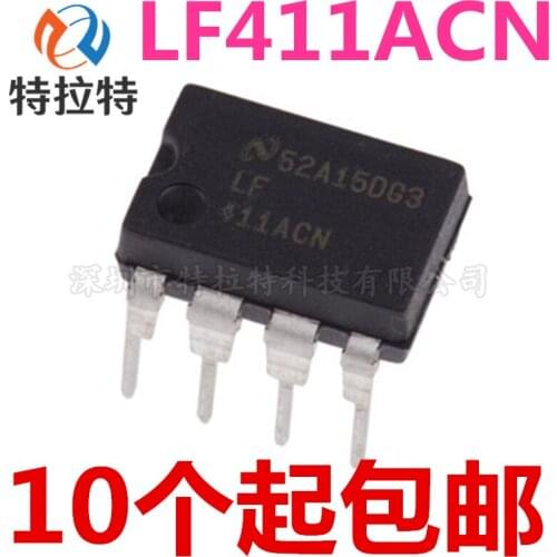 10pcs/lot LF411ACN 411ACN LF411 Dip-8 Operational Amplifier Chip Brand New & Original