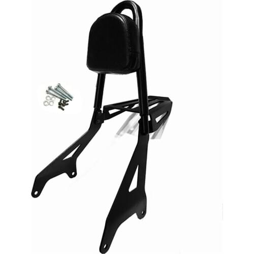 Backrest Rear Passenger Sissy Bar Bracket w/ Cushion Pad Luggage Rack Support For YAMAHA Bolt XVS950 XV950 2014-2019 Accessories