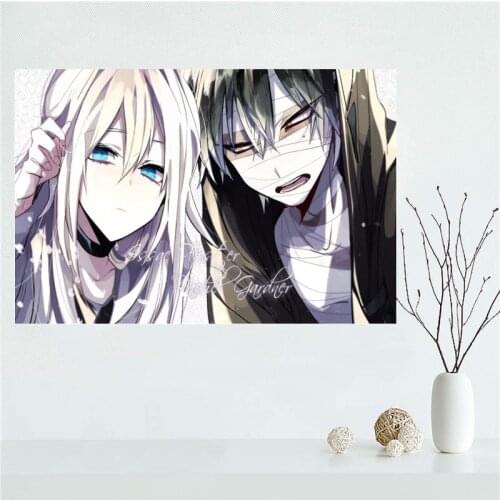 New Custom Angels of Death Printed Canvas Poster Living room decorative wall painting Poster cloth print Fabric Poster