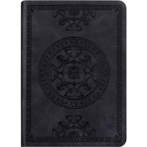 Portable Vintage Pattern PU Leather Notebook Diary Notepad Stationery Gift Traveler Journal