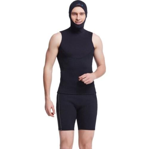 Rubber sunscreen diving cap for men and women 1MM chloroprene surf swimming cap winter swimming warm diving hood