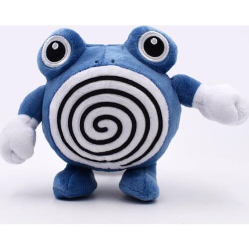 Cute Poliwraths 7"18cm Plush Dolls Cartoon Poliwhirls Stuffed Toys Baby Toy Gift Christmas festival birthday Gift For kids