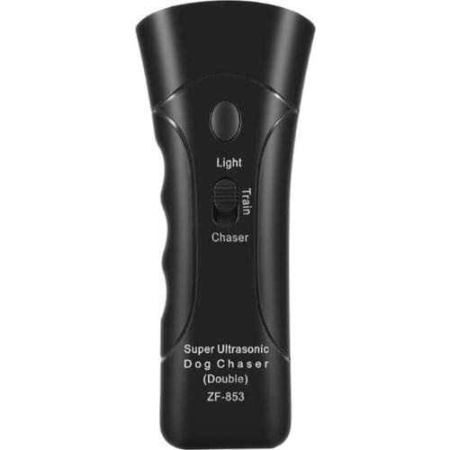 LED Ultrasonic Dog Training Repeller Anti-barking Trumpet Control Stopper Device 667A