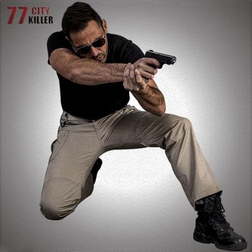 Military Tactical Pants Men Outdoor Waterproof Wear Resistant Army Trousers Male Multi-pocket SWAT Combat Cargo Pant Mens Jogger