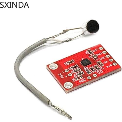 10pcs MAX9814 Electret Microphone Amplifier Sound Acquisition Module with Function Sabor