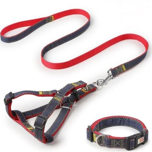 3pcs Breathable Small Dog Pet Harness and Leash Set Puppy Cat Vest Harness Collar For Chihuahua Pug Bulldog Cat arnes perro