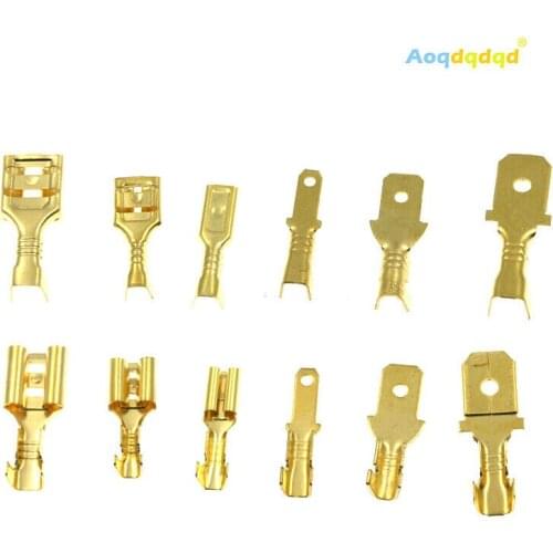 540PCS 2.8/4.8/6.3mm Male and Female Spade Quick Wire Crimp Terminal Block