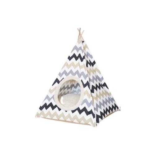 Coco Pet Chevron Patterned Cat Dog Tent