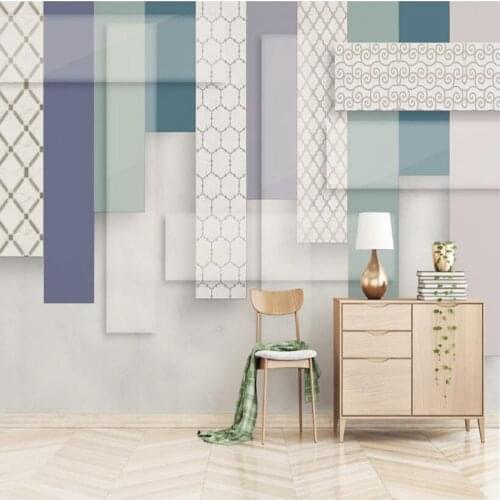 3 d Photo Wallpaper Wall Desktop Mural Custom European Abstract Geometrc Wallpaper Living Room Bedroom Study Kitchen Room Decor