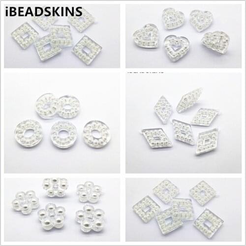New arrival! ( Choose design) 30pcs Built-in Imitation pearls charm for Earrings parts,hand Made Earrings Findings Jewelry DIY