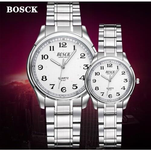 Couple Quartz Men Women Watch Round Bracelet Business Fashion Wristwatch Simple Brand Masculino Relogio Luminous 30M Waterproof