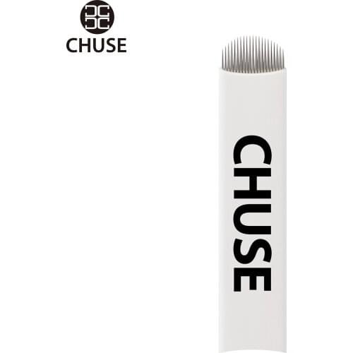 CHUSE Permanent Makeup Blade Needles A21 50pcs/box Superior Blades For Manual Pen Eyebrow Eyeliner Rotary Makeup Blades
