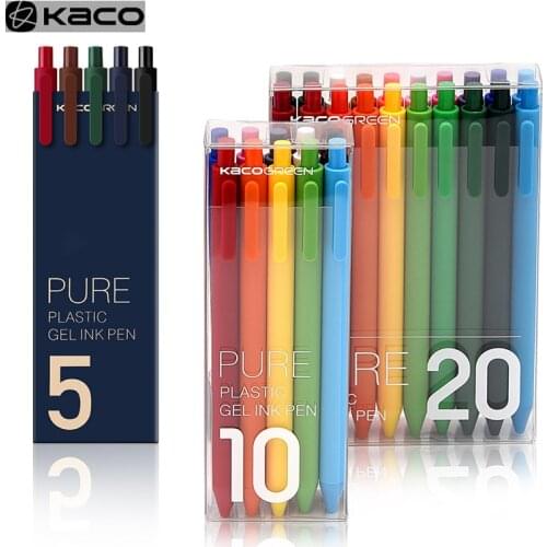 KACOGREEN pen Gel Ink ABS pen Sign Pen 0.5mm Signing Pens PREMEC Smooth Switzerland Refill MiKuni Japan Ink colorful ink