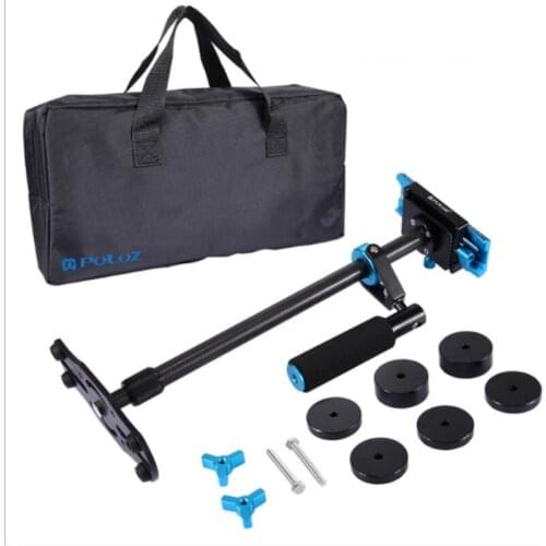 PULUZ Handheld Stabilizer Solo Camera Steadicam 40cm Carbon Fiber Stand Holder for DSLR Camera DV GoPro Camera