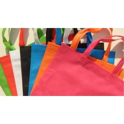500pcs non woven fabric shopping bags Customized logo with free shipping