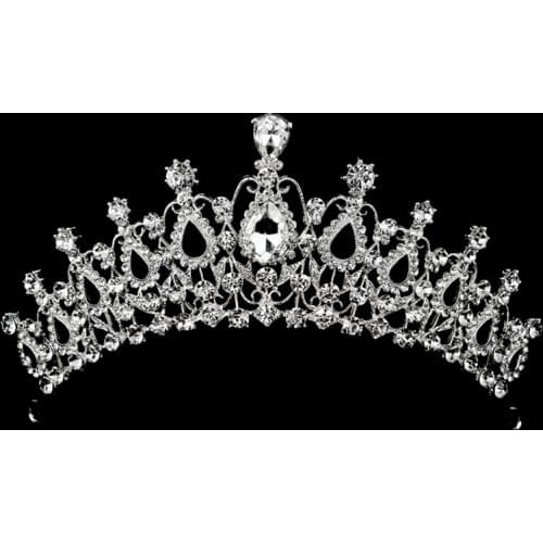 Wedding Crown Hair Jewelry Bridal Hair Crown For Women Rhinestones Crystal Tiaras Bride Party Crowns Wedding Hair Accessories