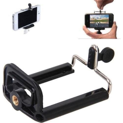 Universal Mobile Phone Camera Brackets Stand Clip Holder Mount Bracket Adapter For Tripod Stand