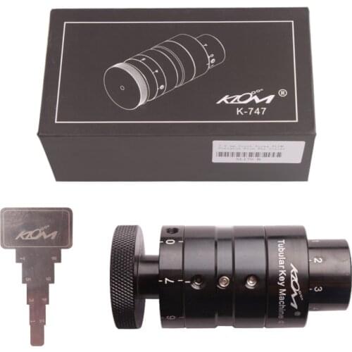 Klom Tubular Key Maker 7.8 Mm Tubular Computerized Key Cutting Machine Cutters South Korea KLOM Portable Plum Key Copier