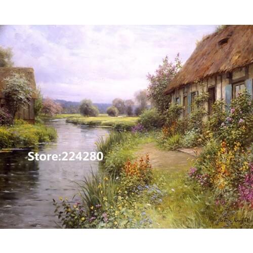 Needlework,DIY Riverside house scenery 14CT Cross stitch,for Embroidery kits,Art Cross-Stitching handmade home decor Craft