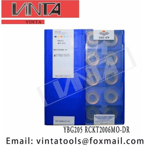 Free Shipping High Quality RCKT2006MO-DR YBG205 YBD252 YBC301 YBM351 YBG302 CNC Carbide Milling Inserts Lathe Cutting Blases