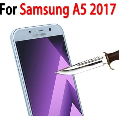 For Samsung Galaxy A5 2017 Tempered glass Screen Protector Cover For Samsung Galaxy A 5 2017 A520 A5200 A520F Film Case