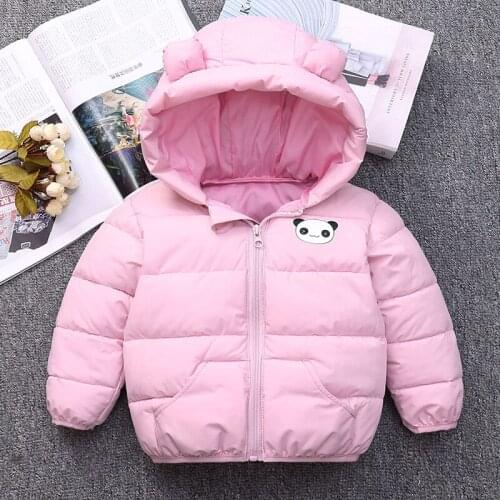 Winter Baby Girl Clothes New Fashion Cartoon Down Jackets for Baby Boys Coat Childrens Clothing Toddler Kids Outerwear 1-6Year