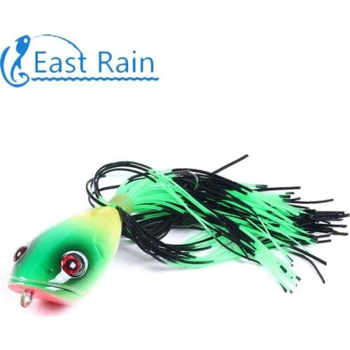 Frog with Tail Topwater Lure 10cm 10.5g 3pcs Snakehead Fishing Weedless Design Floating hard Lure Frog Buzz Bait Free shipping