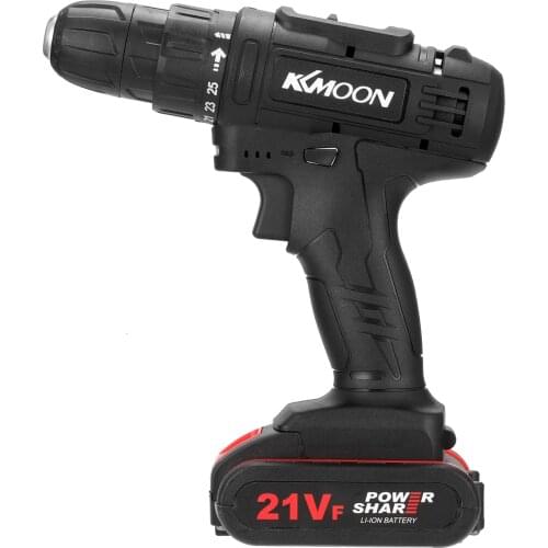 21VF Mini Screwdriver Electric Drill Electric Screwdriver Rotation Ways Speeds Torques Adjustable with Two Batteries Power Tools