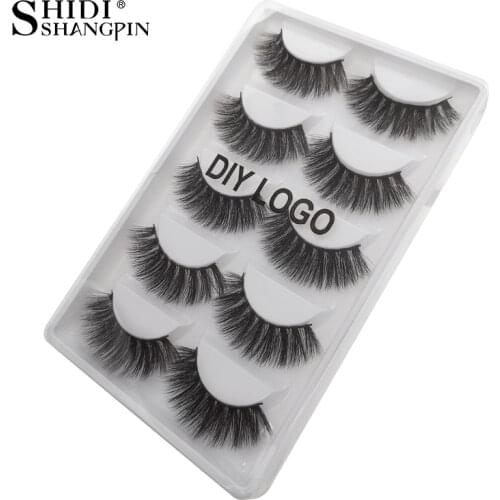 250 pairs mink lashes customize packing 3d mink eyelashes 1cm-1.5cm custom package eyelashes private label professional make up