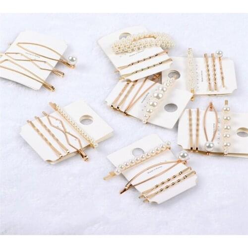 3Pcs/Set Pearl Metal Women Hair Clip Bobby Pin Barrette Hairpin Hair Accessories Beauty Styling Tools Dropshipping New Arrival