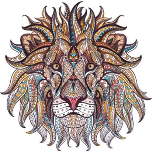 3D Non-toxic Jigsaw Puzzle Wolf Lion Shape Unique Shape Animal Puzzle Gift For Adults Kids