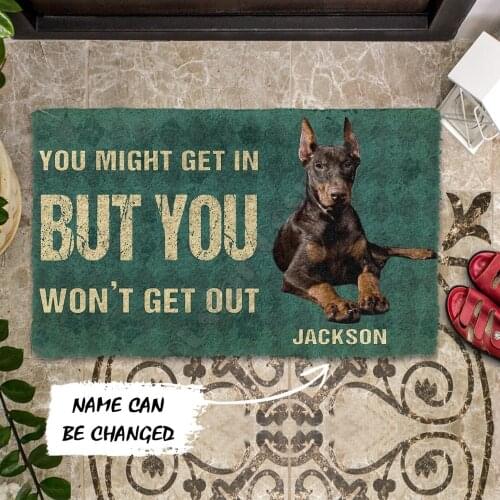 3D Please Remember Chihuahua Dogs House Rules Custom Doormat Non Slip Door Floor Mats Decor Porch Doormat