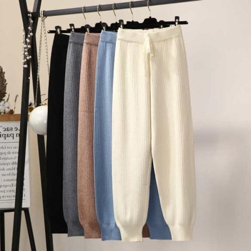 Biktble Women's Knitted Trousers