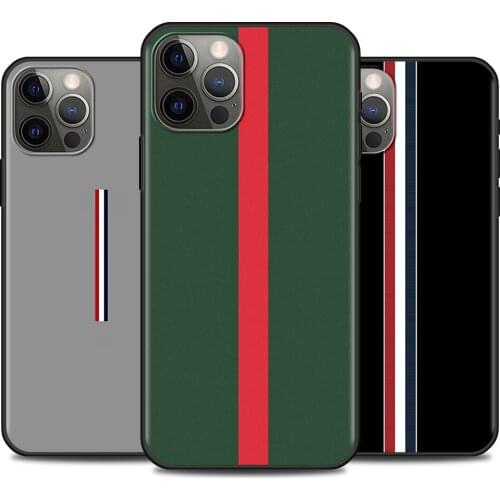 Phone Case For iPhone 12 11 Pro XR Max XR X 8 7 6s 6 Plus SE2020 Black Cover TPU Funda Tom Brown