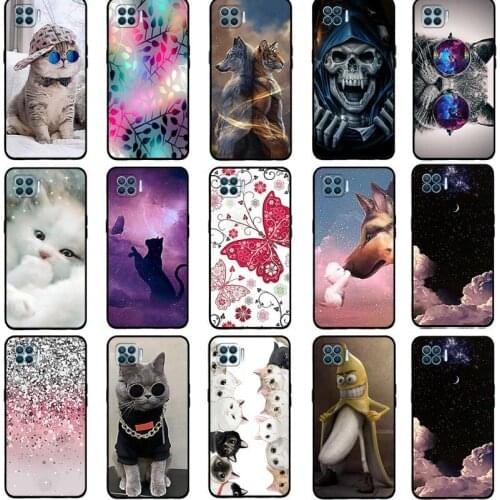 For OPPO A93 F17 Pro Case Silicone Soft TPU Back Cover For OPPO F17 Pro A93 Phone Fundas F17Pro F17 Pro Reno4 Lite F Cases