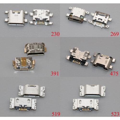 ChengHaoRan 1pcs 5PIN mini micro usb charging Port connector socket jack for Samsung HTC Lenovo ZTE huawei Xiaomi phone tablet