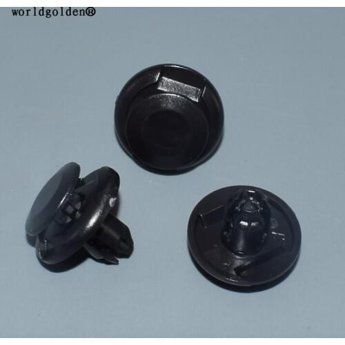Worldgolden 100pcs fasteners Front Mud Guard Cowl Retainer for Toyota#90467-08217 (9046708217) for Mazda#KD53-51-833(KD5351833)