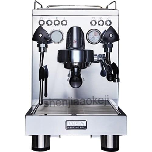 KD-310 espresso coffee machine commercial semi-automatic stainless steel + metal die-casting coffee machine 220-230v 2600W 1pc